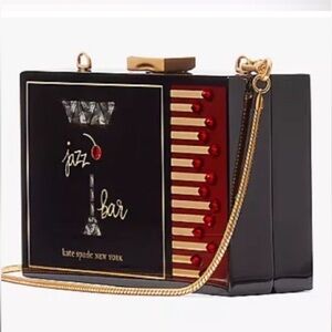 Kate Spade Perfect Match Matchbox Embellish Resin SML Frame Clutch Crossbody Bag